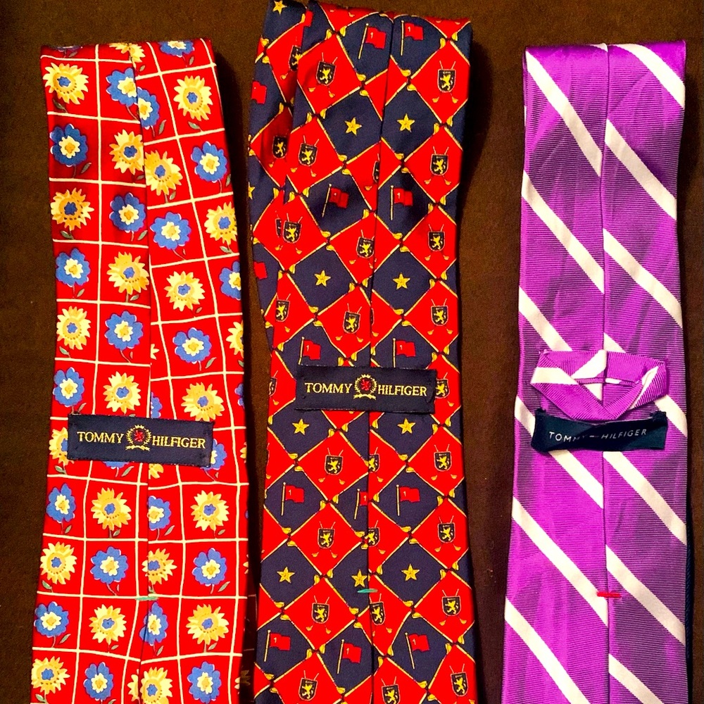 New 3 Pack Tommy Hilfilger Neck Ties
